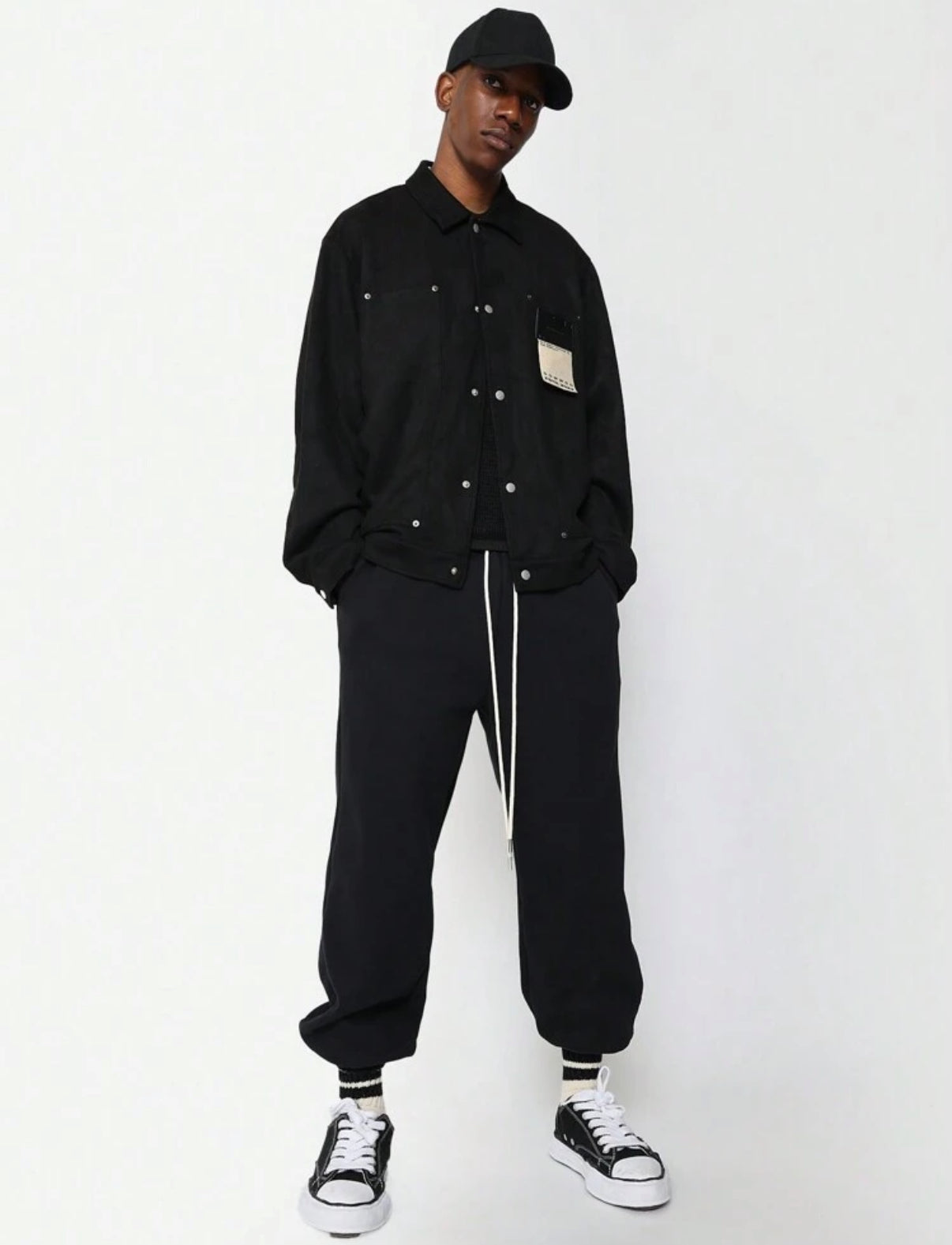 Sumwon Jacket in Black with back Print