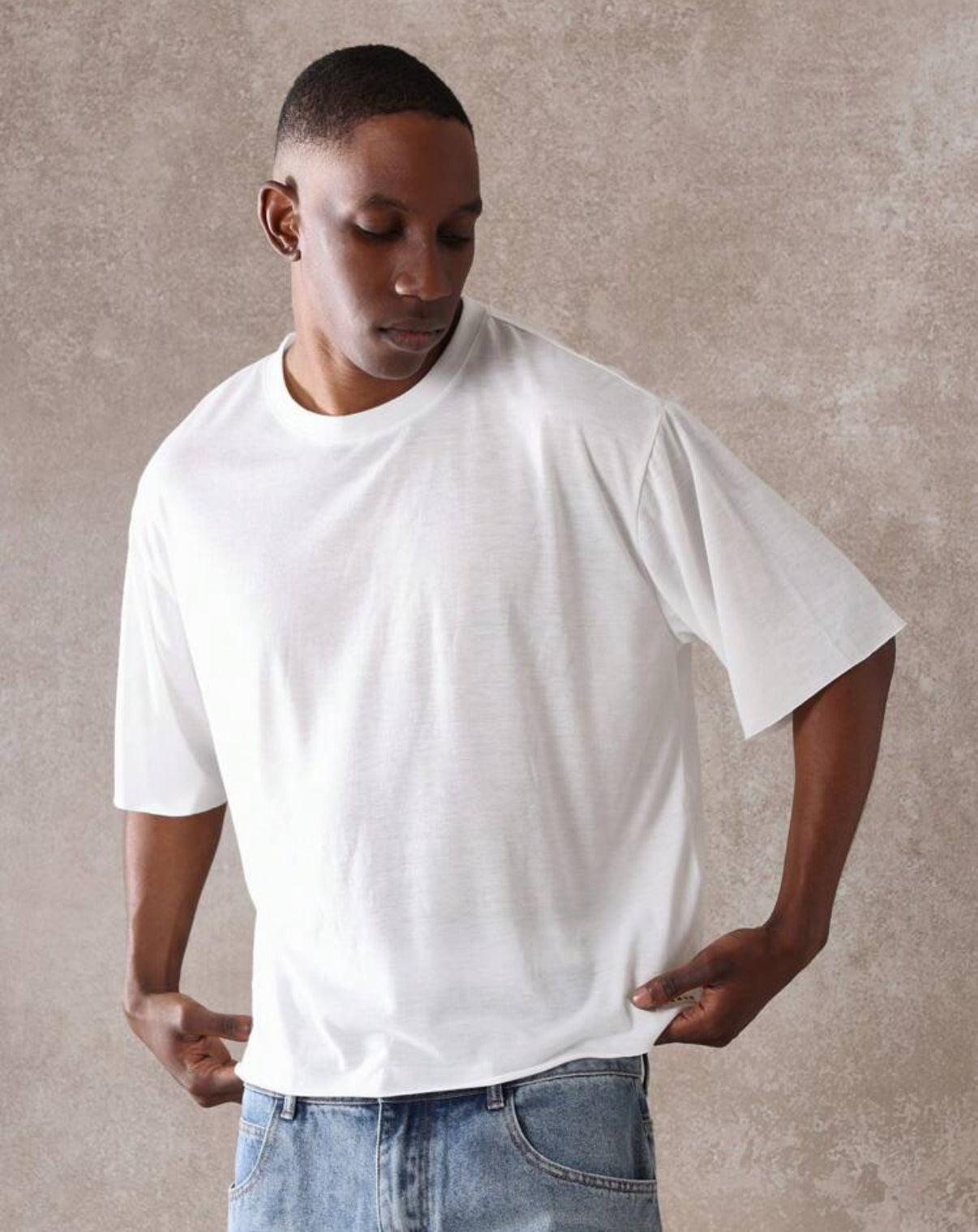 Lightweight Oversized T-shirt in White