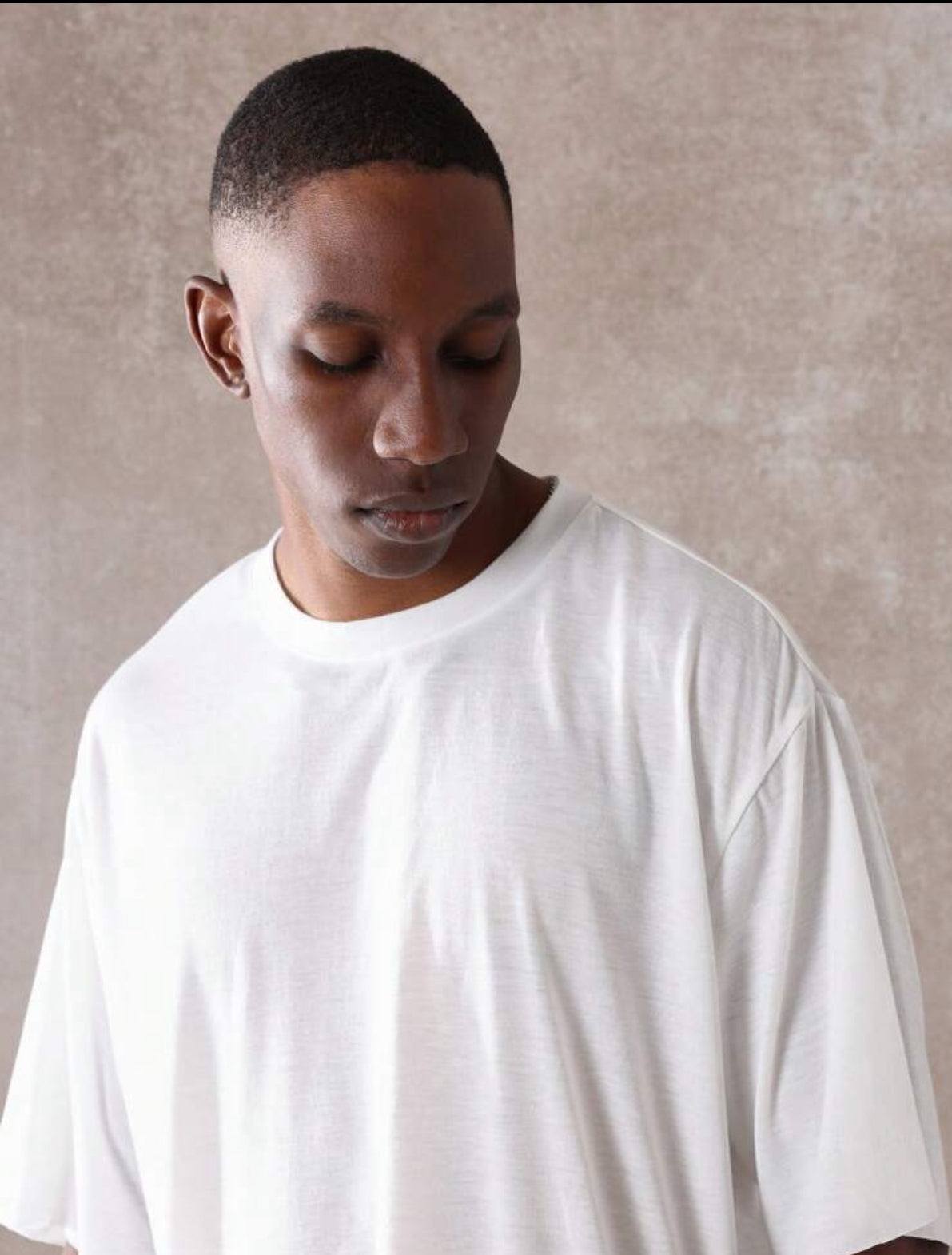 Lightweight Oversized T-shirt in White