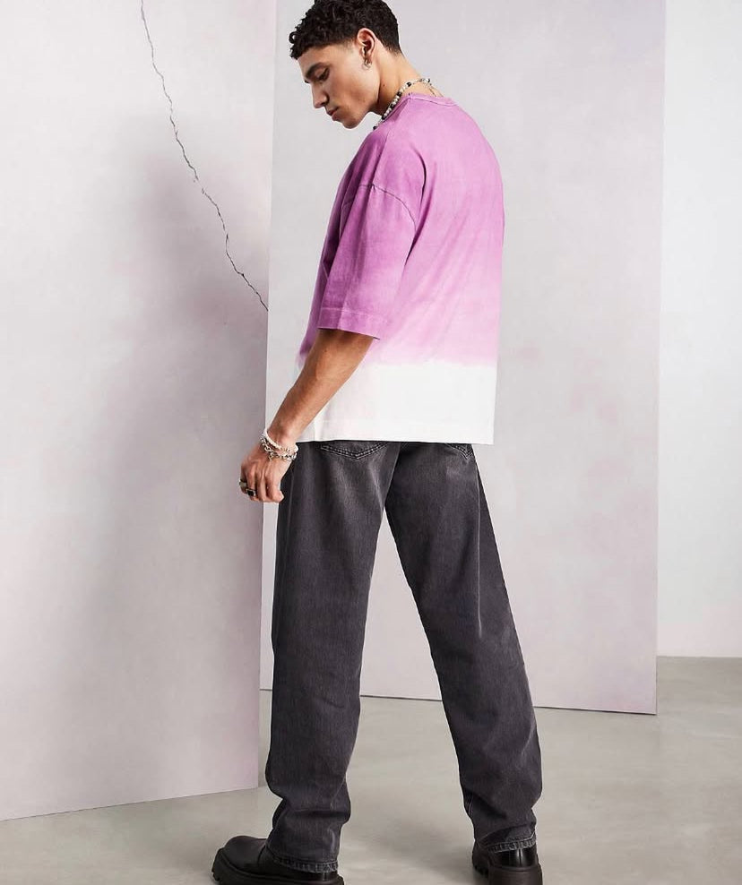 Oversized T-shirt in Ombre