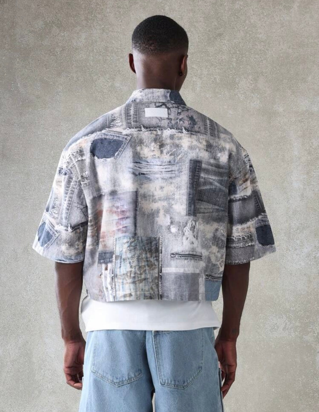 Denim shirt in multi