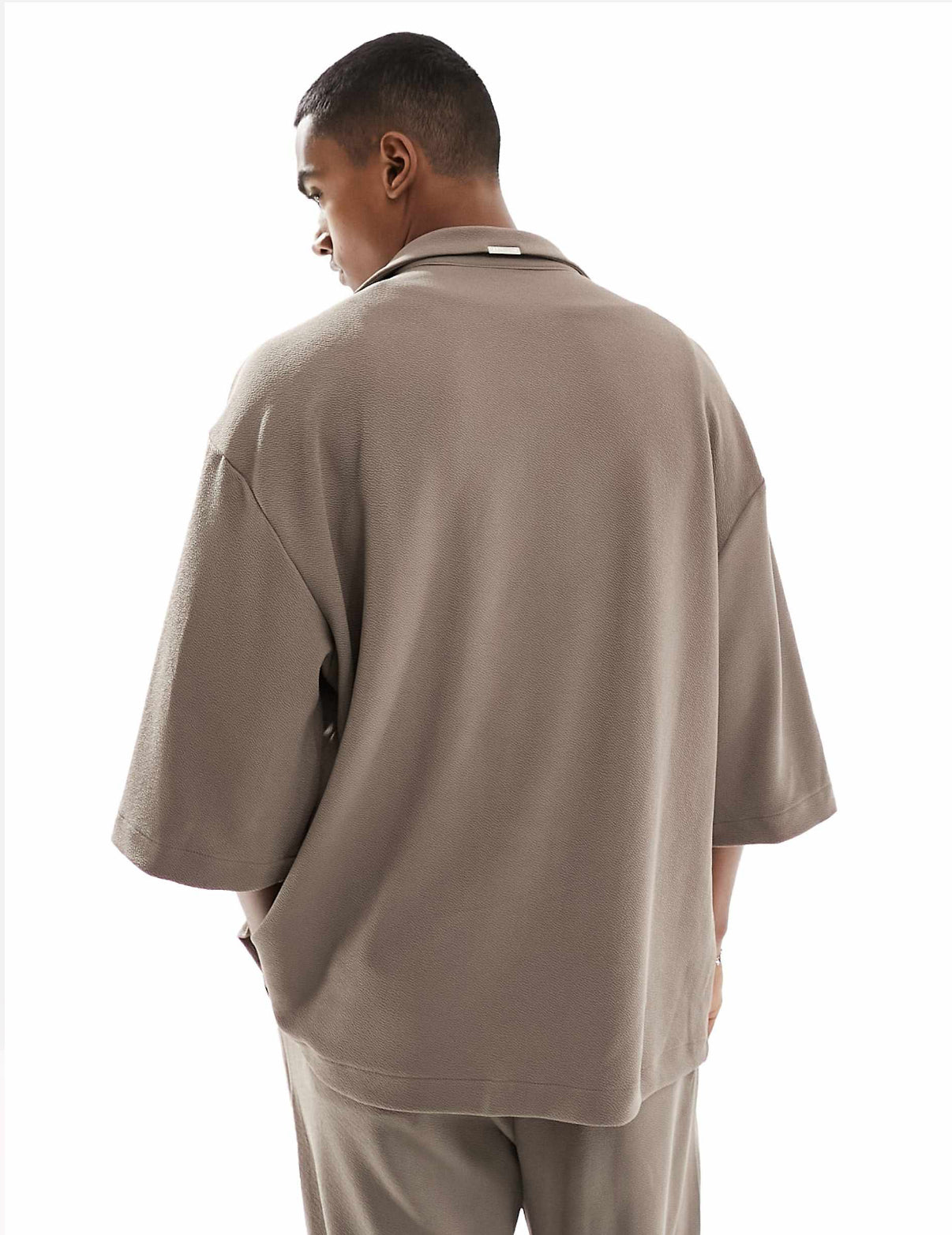 Premium Textured Shirt in Brown