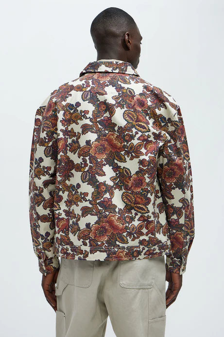 Jacquard Jacket in floral
