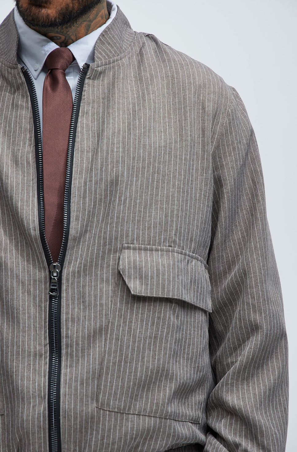 Bomber Jacket in Brown