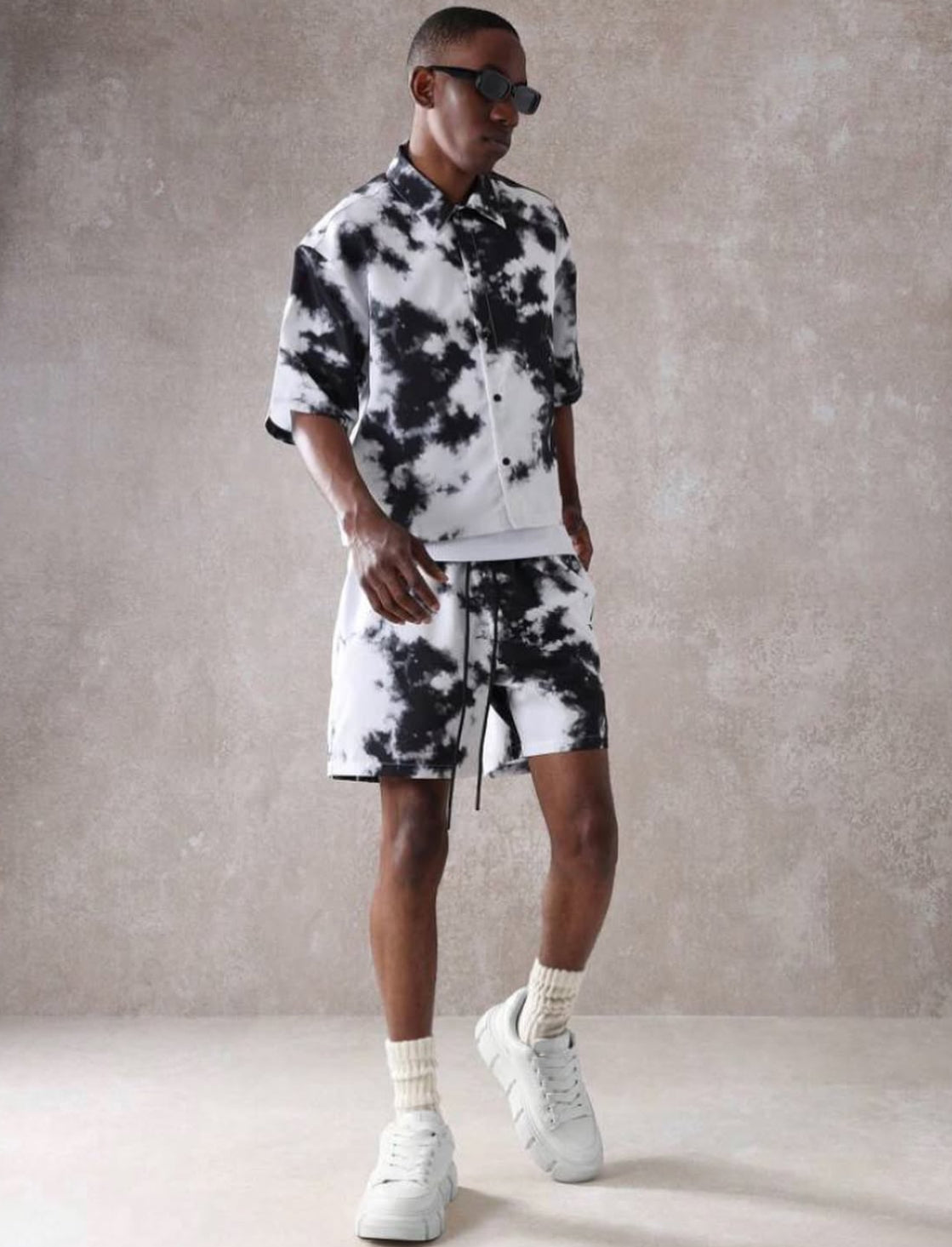 Tie Dye Shirt and Shorts 2 Piece
