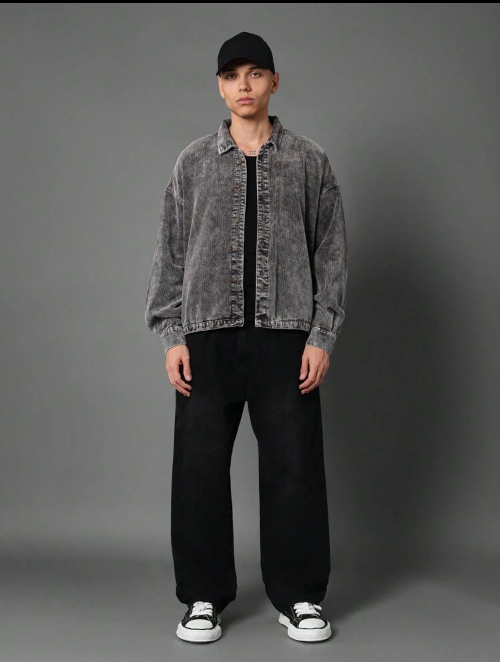 Premium Corduroy Jacket in grey