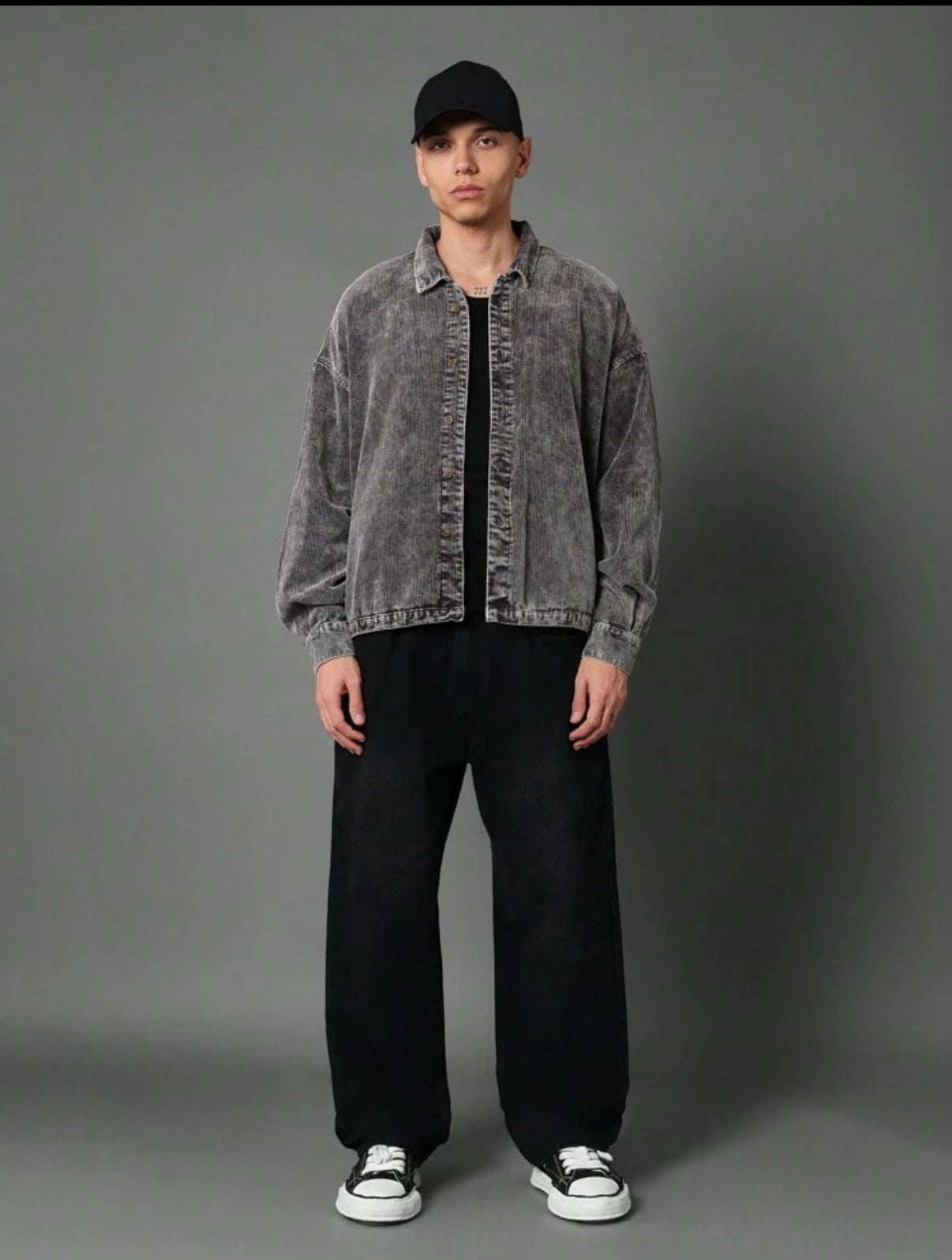 Premium Corduroy Jacket in grey