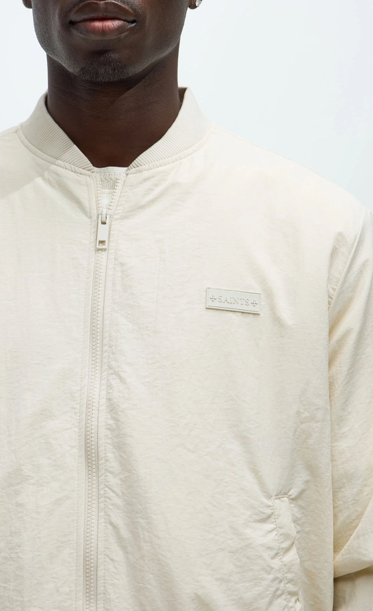 Bomber Jacket in beige