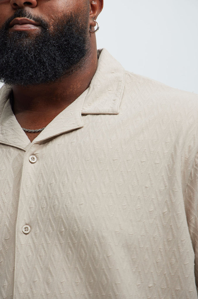 Boxy Shirt in Beige