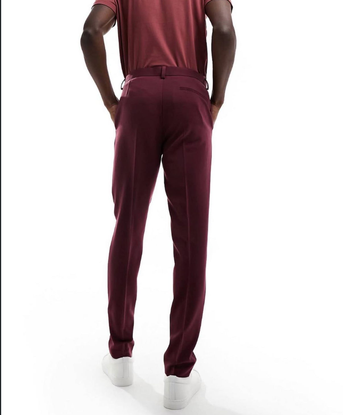 Smart Pants in Burgundy