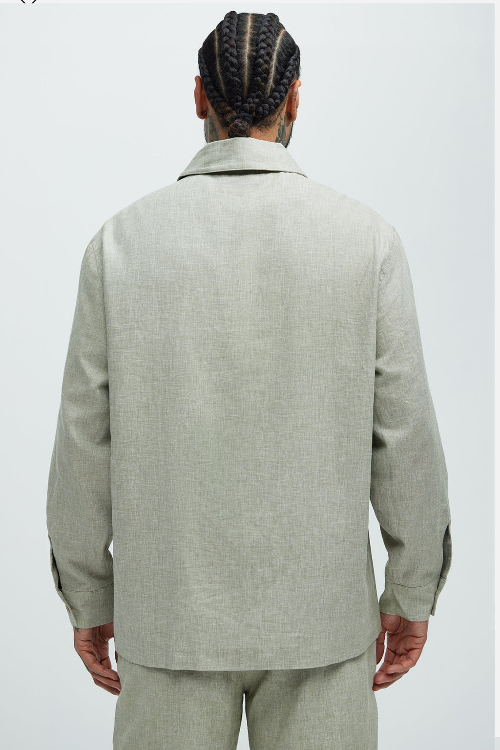 Linen Jacket in light green