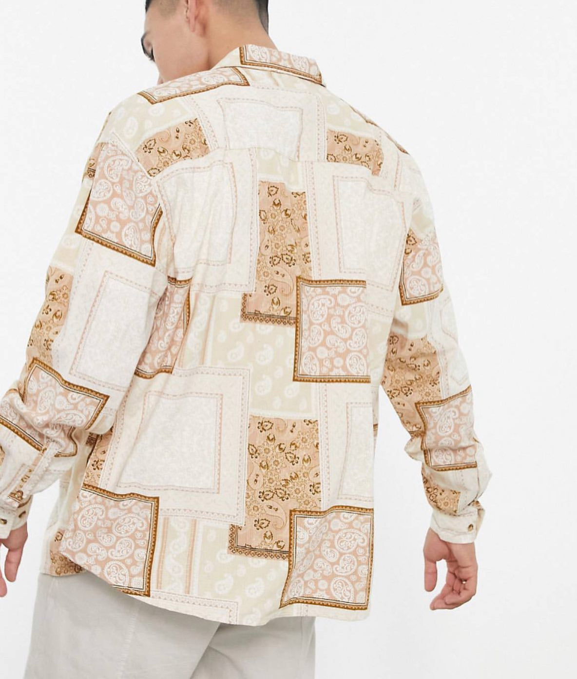 Corduroy Shirt in Beige