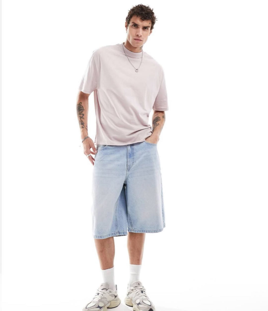 BoxyT-shirt in pale pink