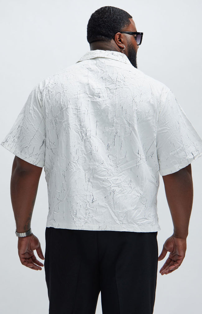 Premium Boxy Shirt in white