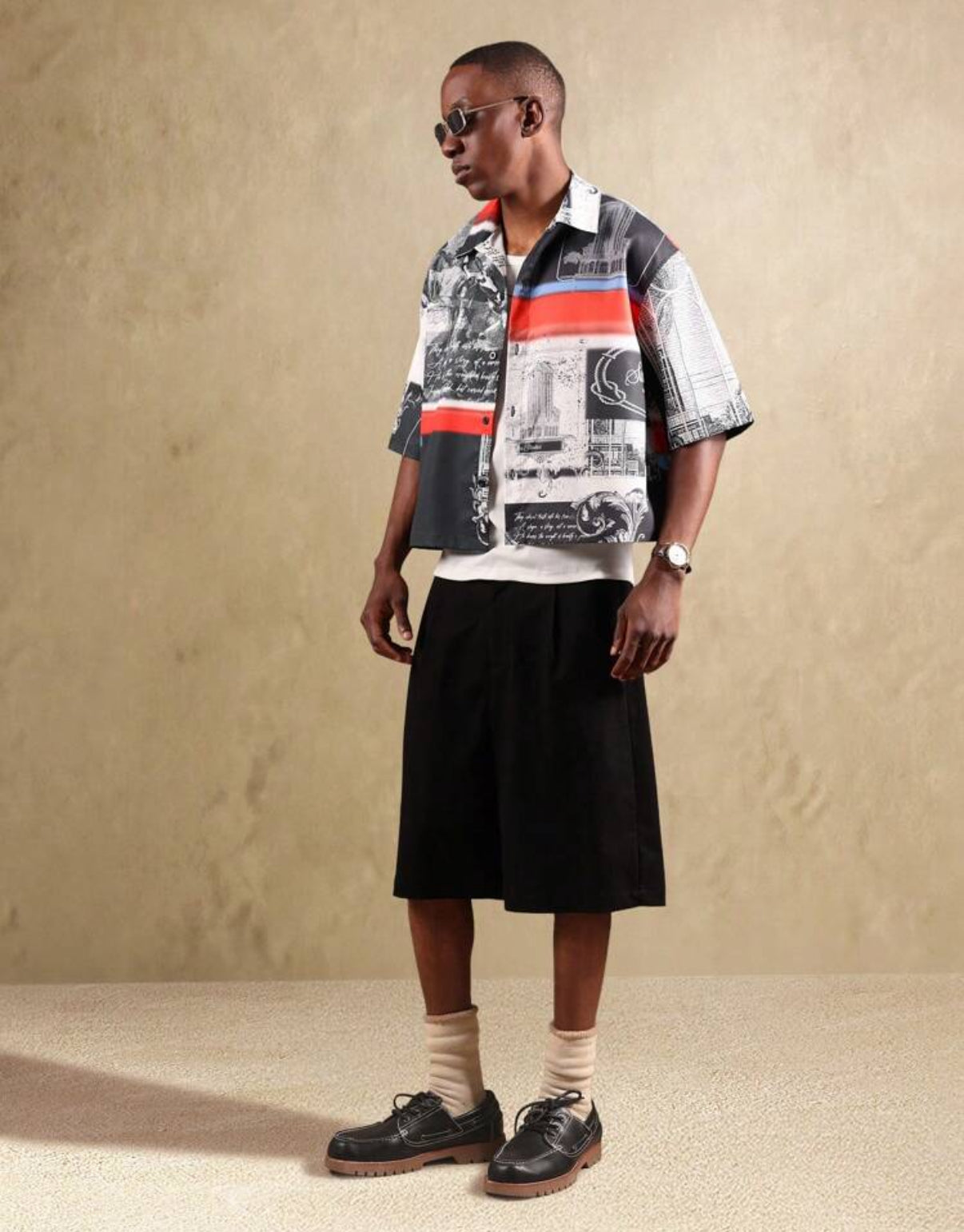 Boxy fit Shirt in graphic print