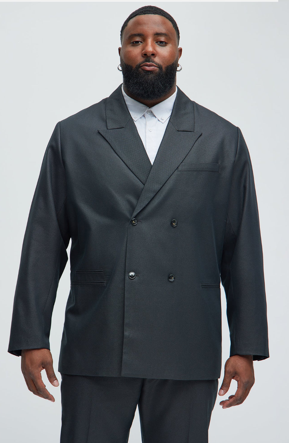 Oversized Suit Blazer and Pants in Navy