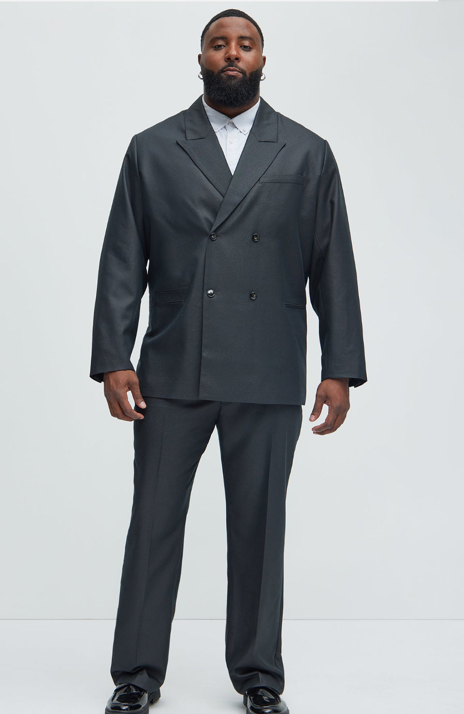 Oversized Suit Blazer and Pants in Navy