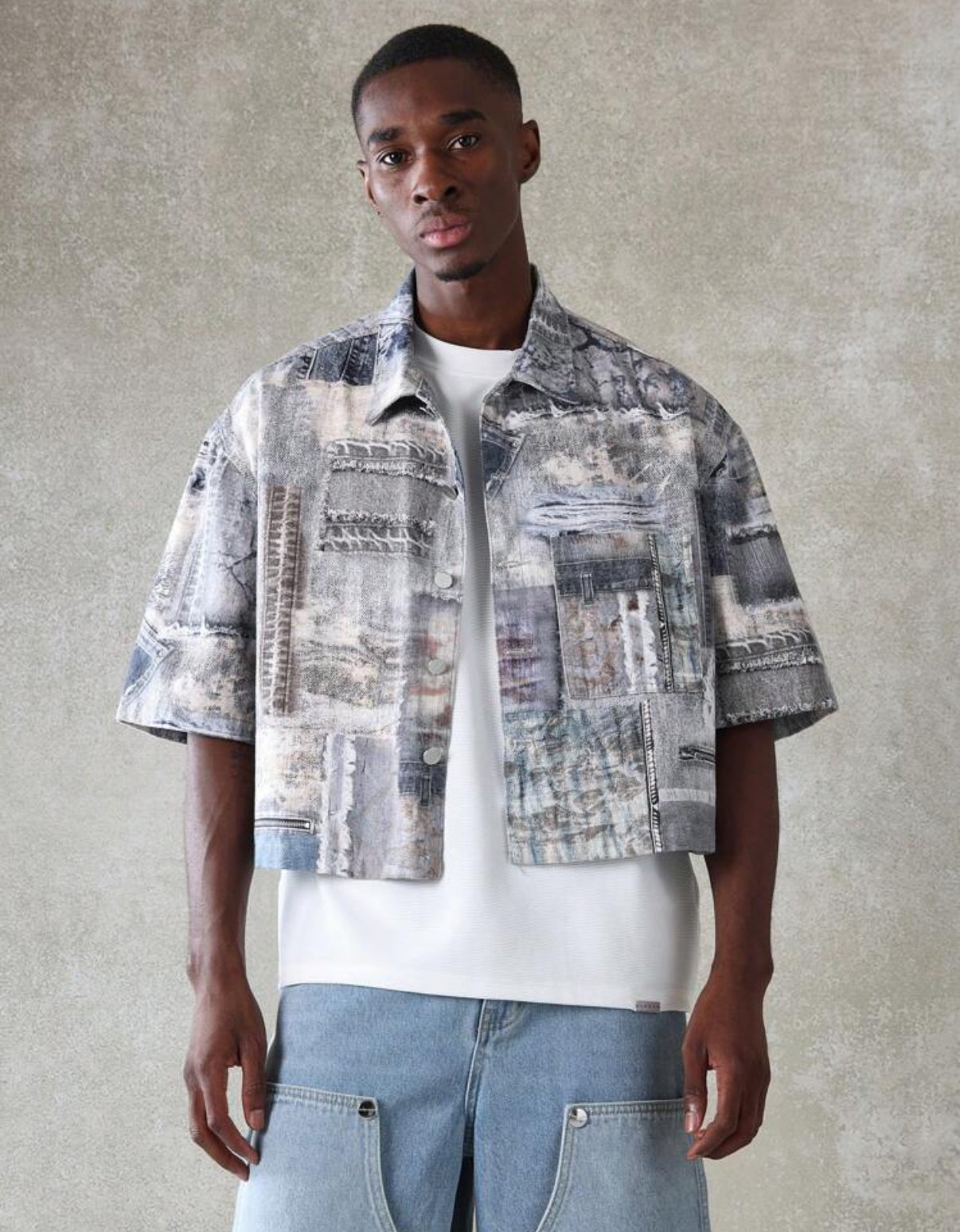 Denim shirt in multi