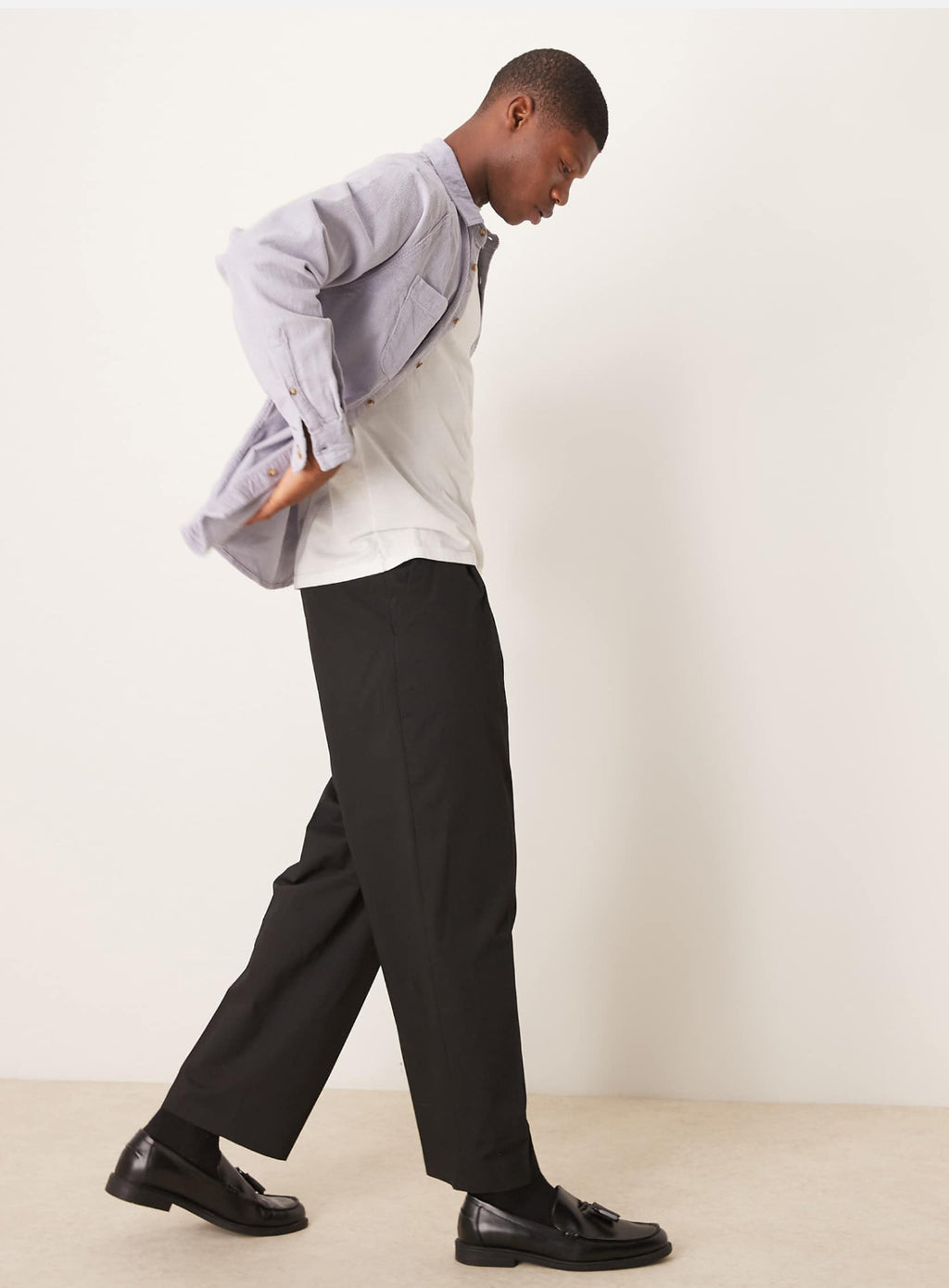 Corduroy Shirt in Grey