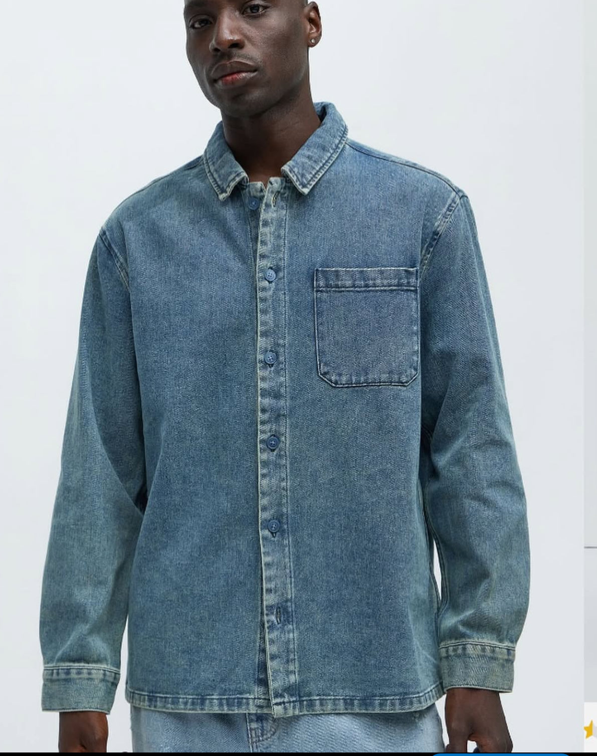 Denim Shirt in Blue