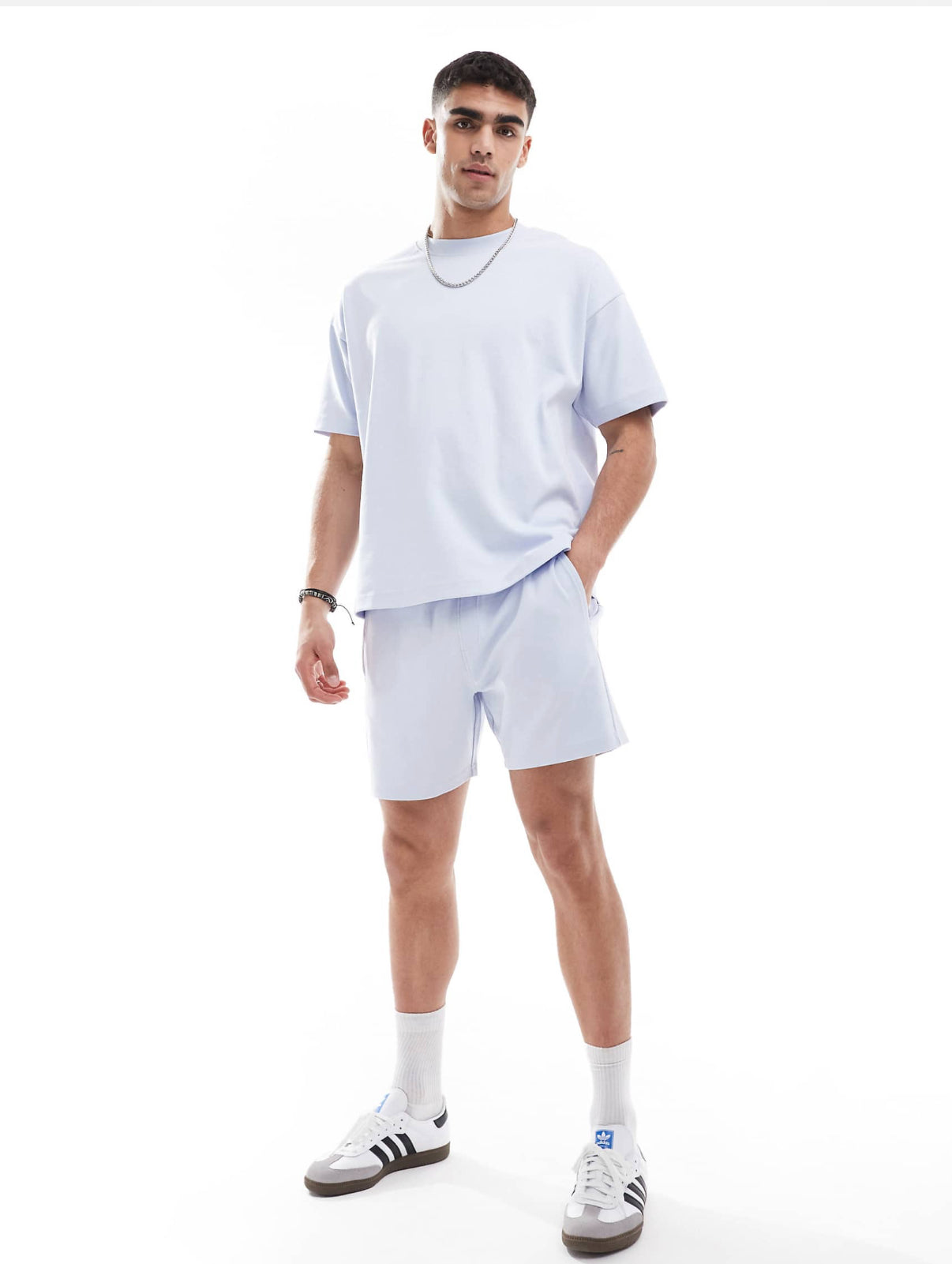 Oversized T-shirt in Light Blue