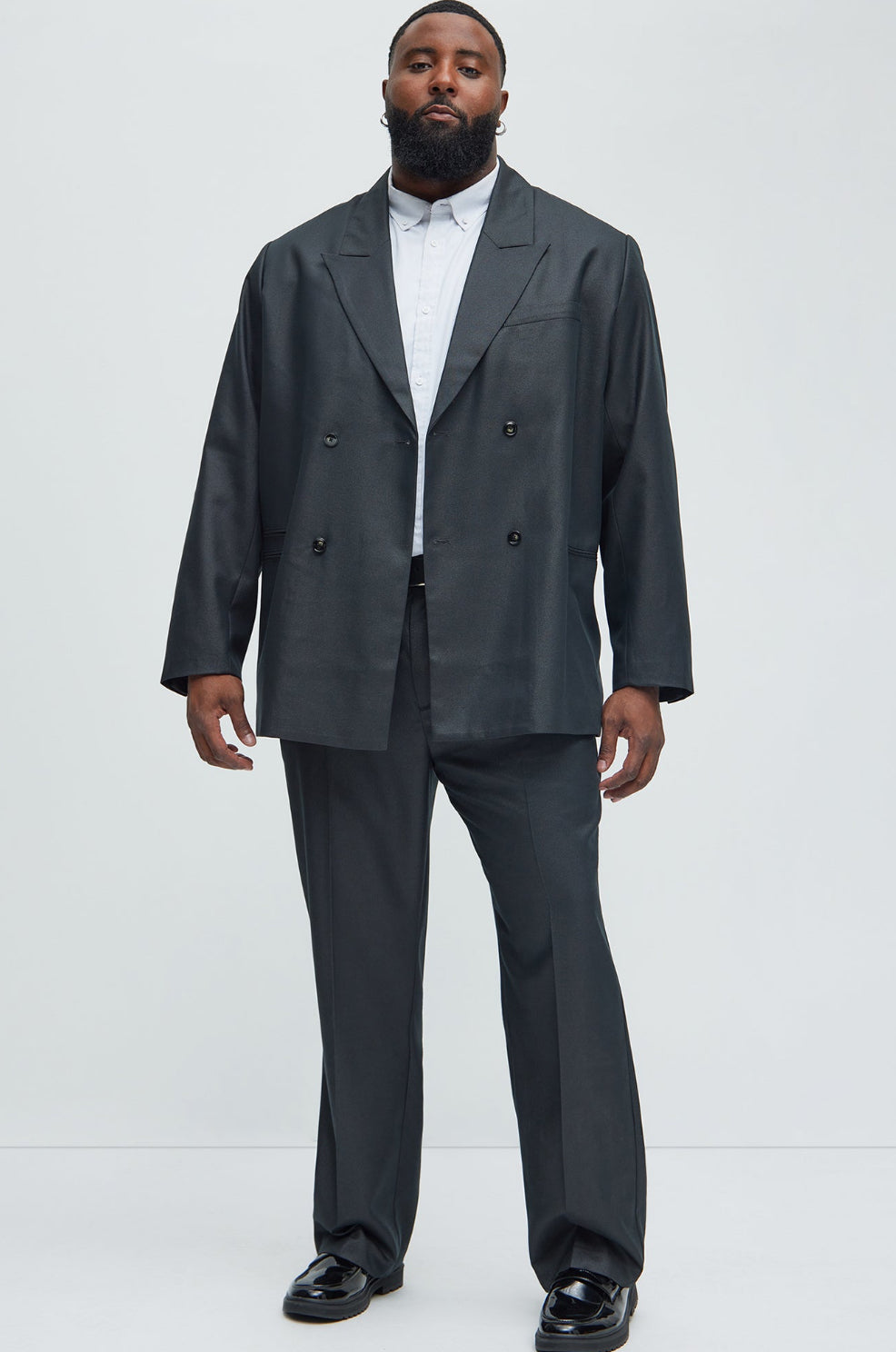 Oversized Suit Blazer and Pants in Navy