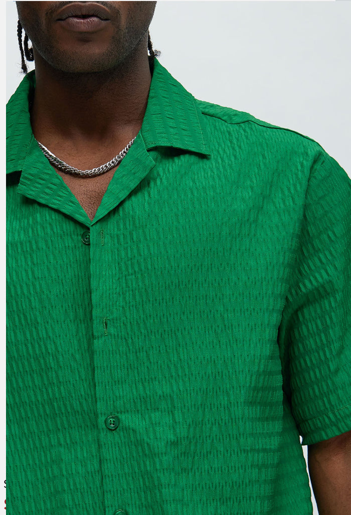 Boxy Shirt in Green