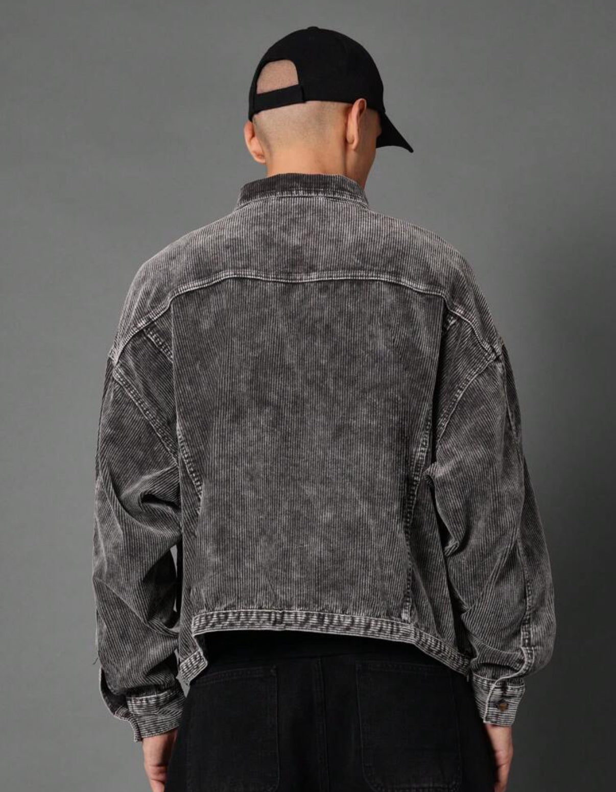 Premium Corduroy Jacket in grey