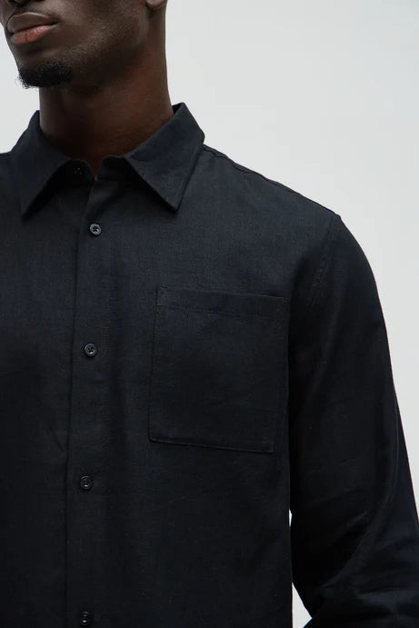 Oxford shirt in black