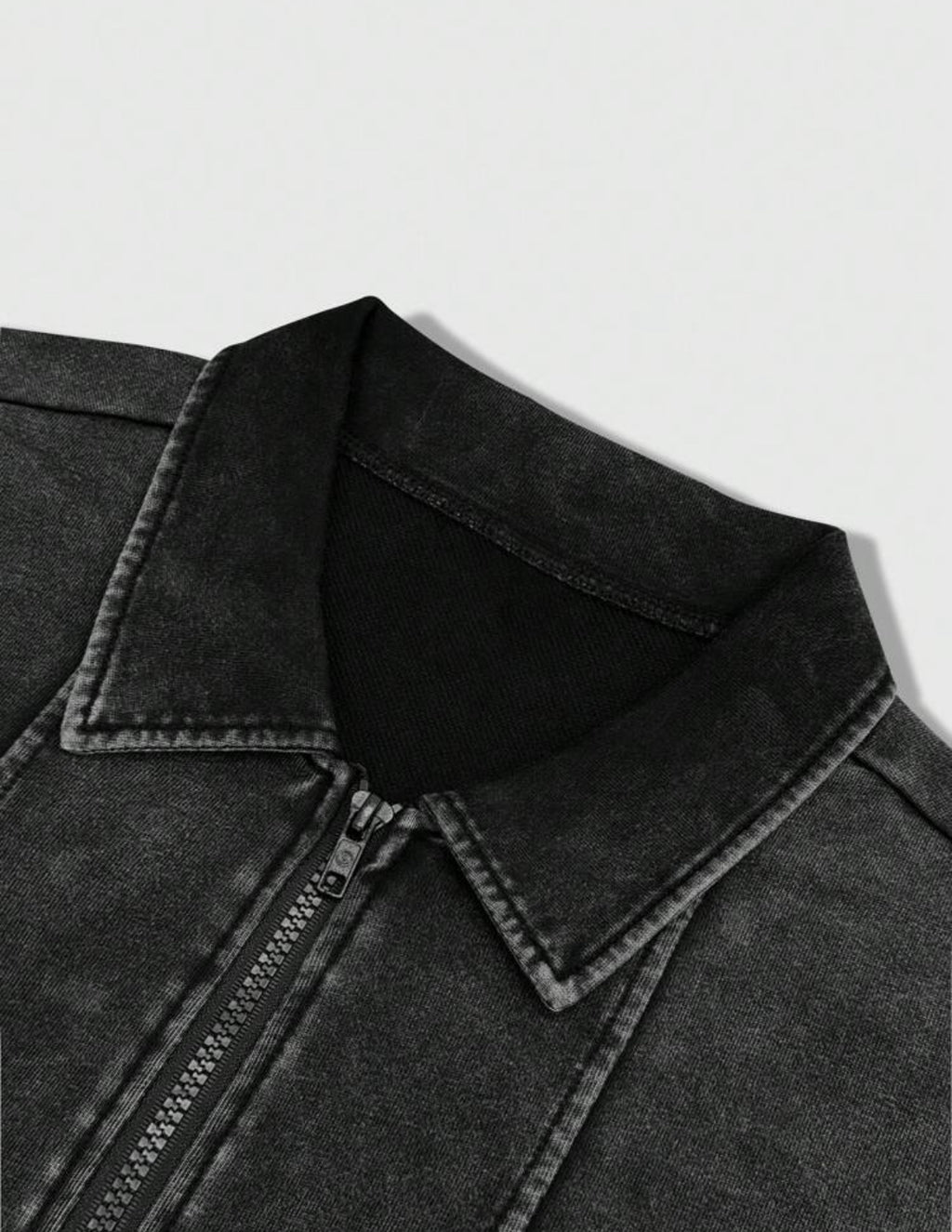 Premium Denim shirt in black