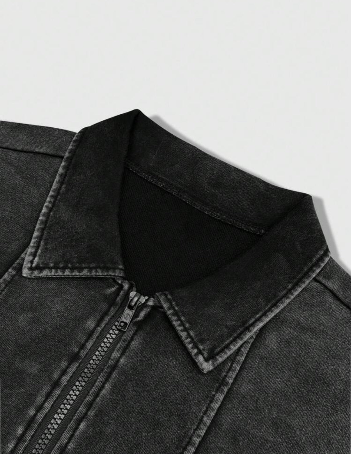 Premium Denim shirt in black