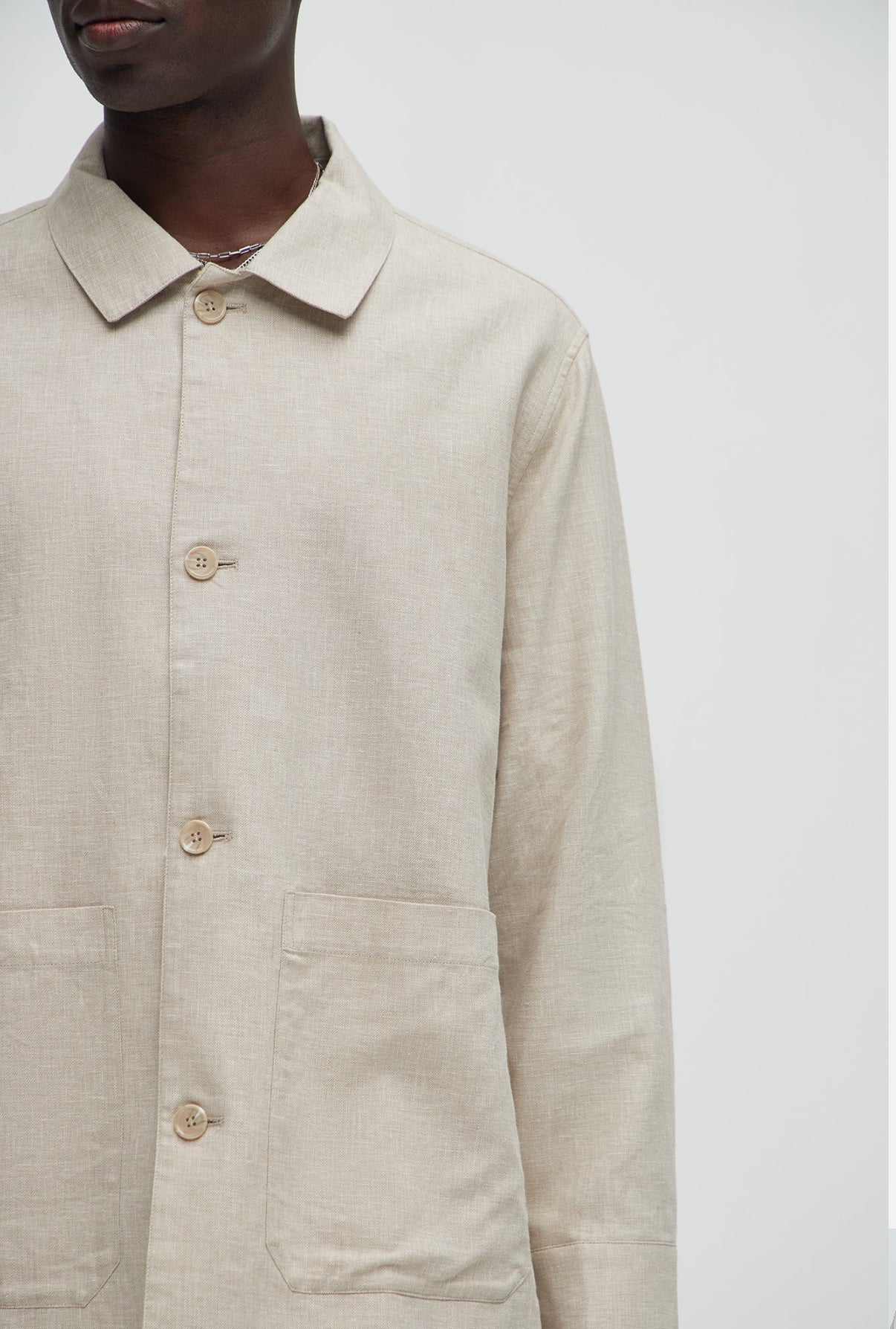Linen Jacket in beige