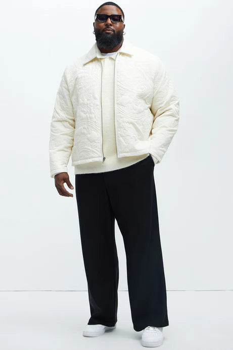 Quilted Jacket in white