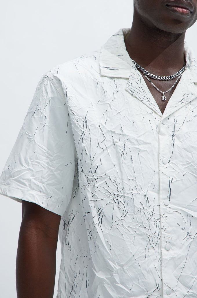 Premium Boxy Shirt in white