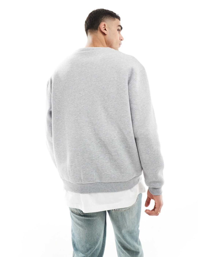 Crew Neck Jacket in Grey