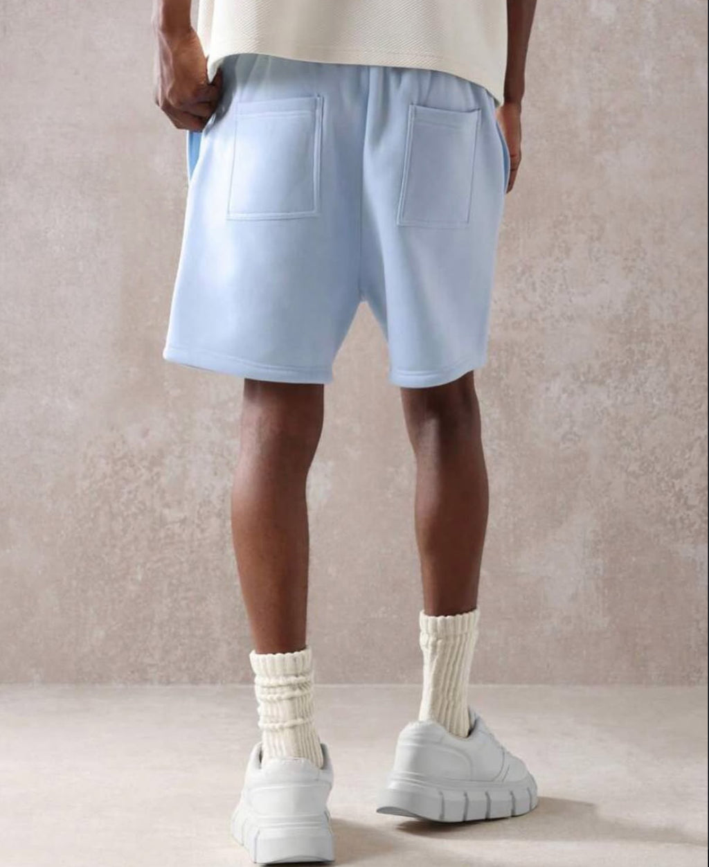 Sumwon Shorts with Pockets in Light Blue