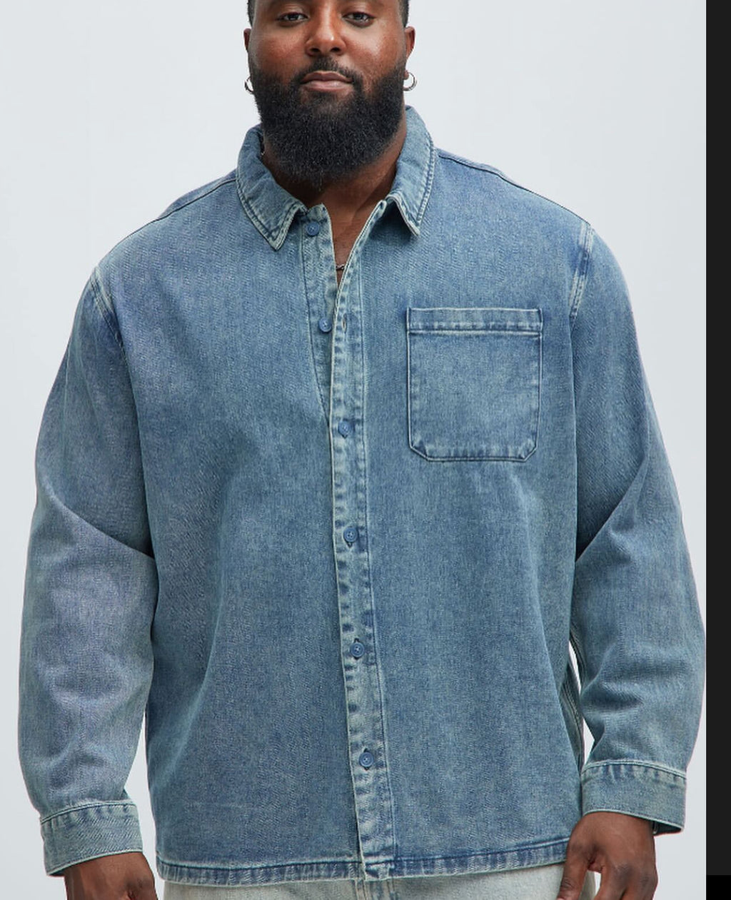 Denim Shirt in Blue