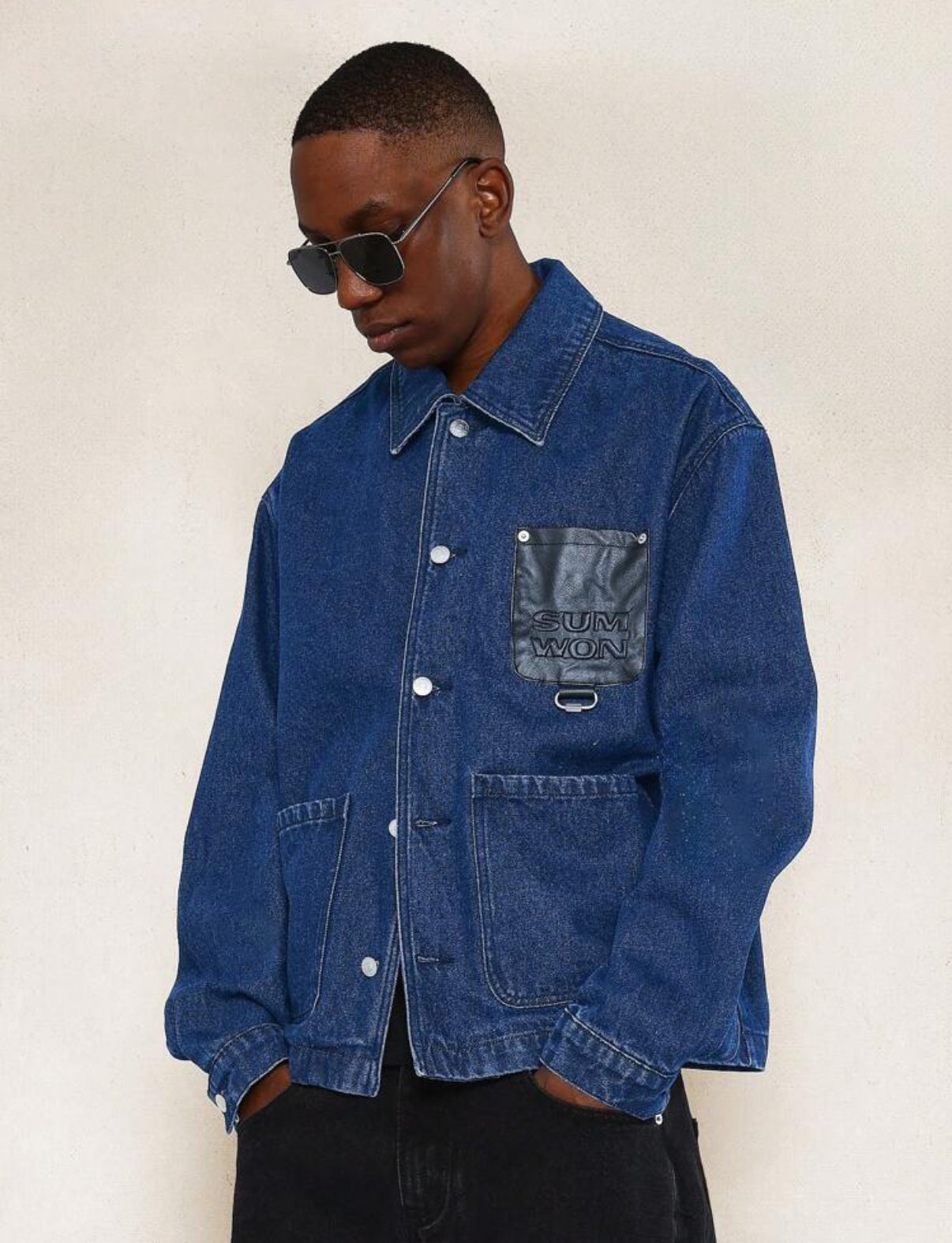 Premium Oversized Denim in blue 