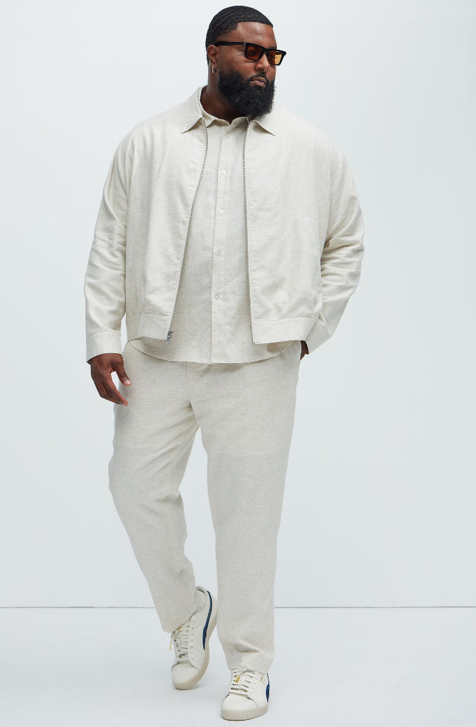 Textured Jacket in White