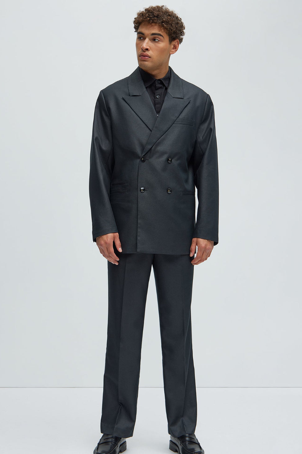 Oversized Suit Blazer and Pants in Navy