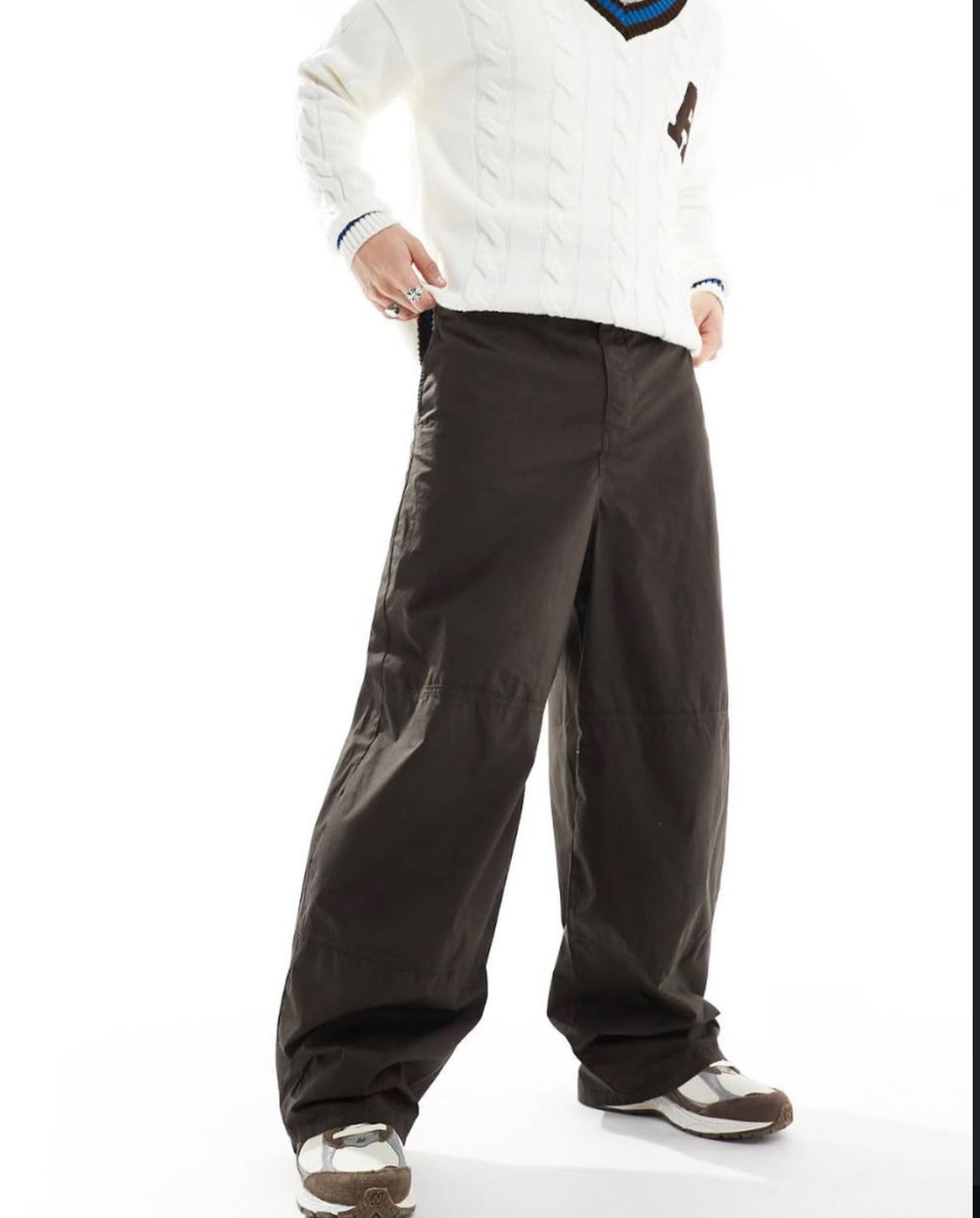 Parachute Pants in Brown