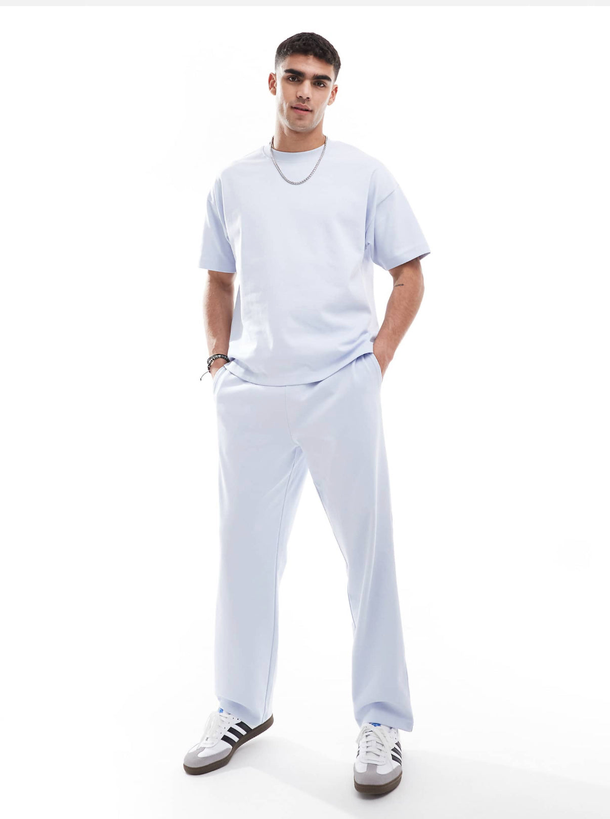 Oversized T-shirt in Light Blue