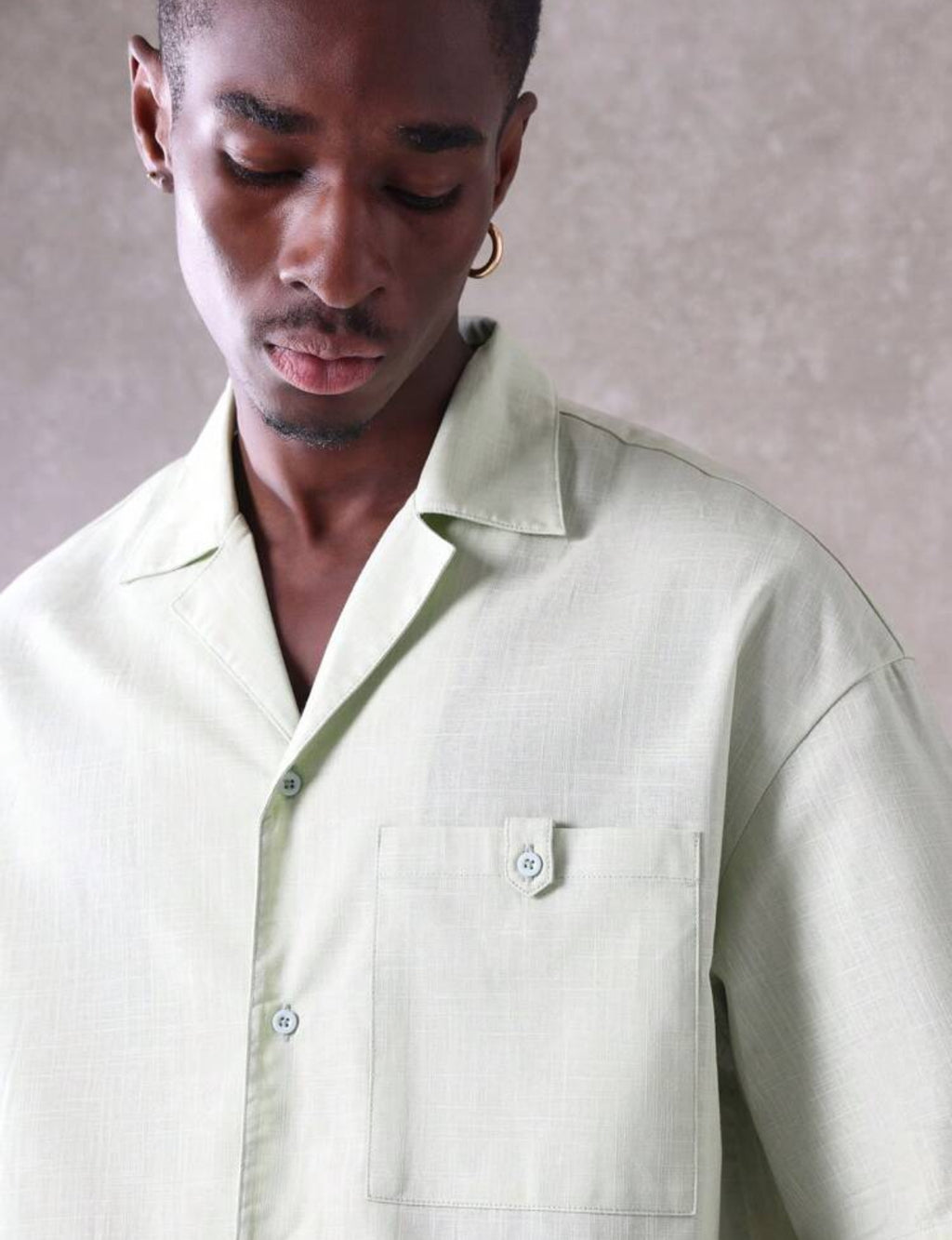 Premium Shirt with pocket in mint