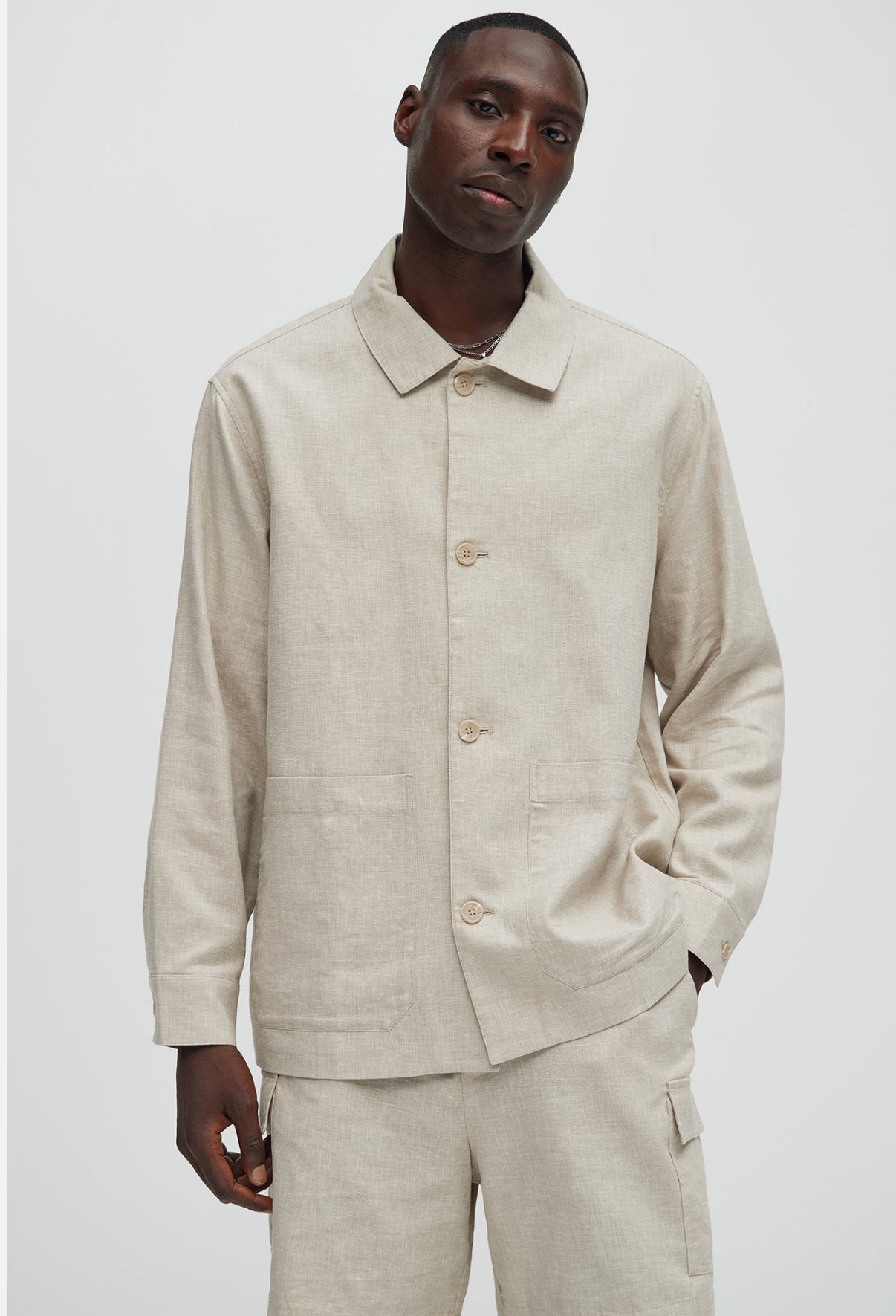 Linen Jacket in beige