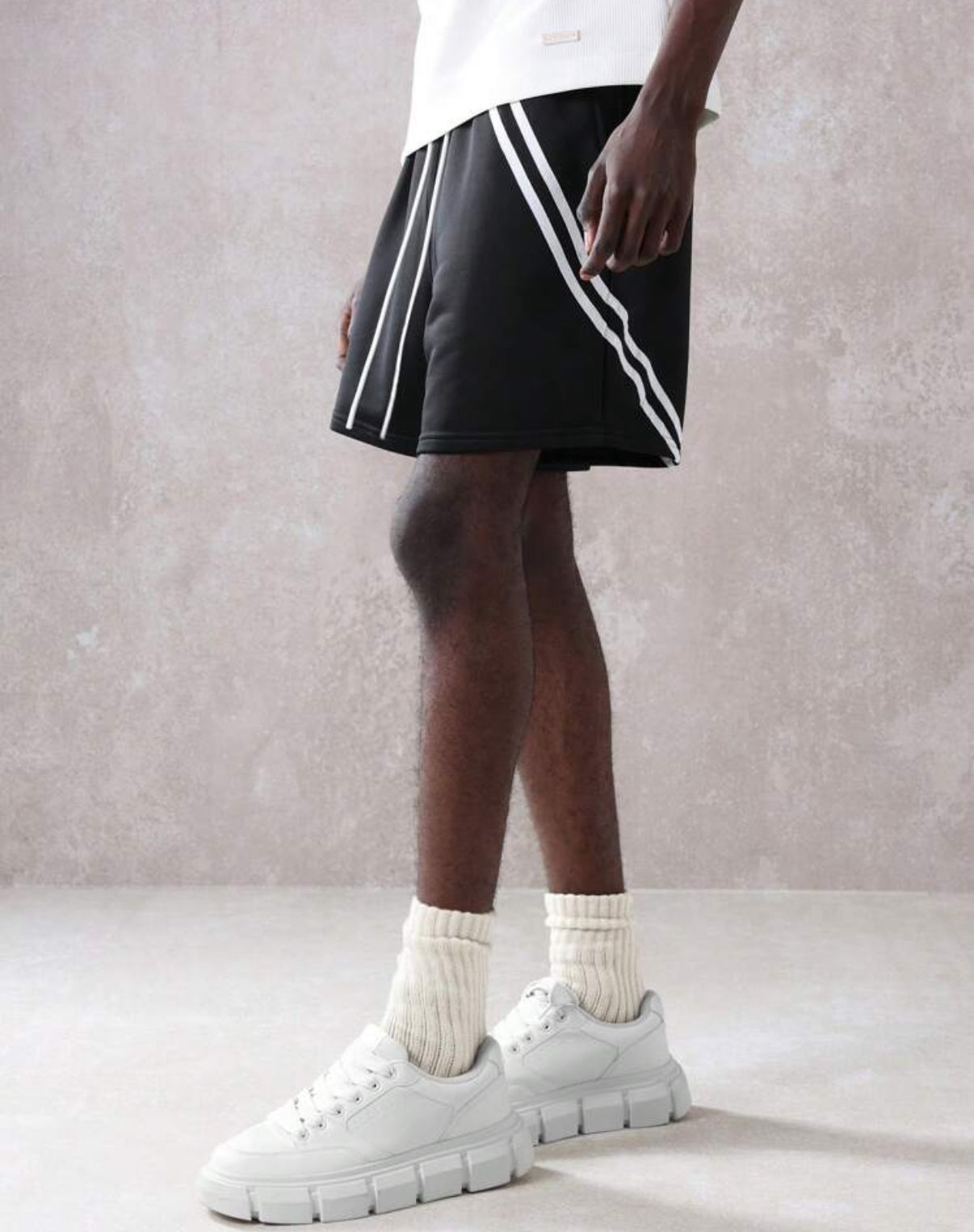 Slide Strap Shorts in Blue