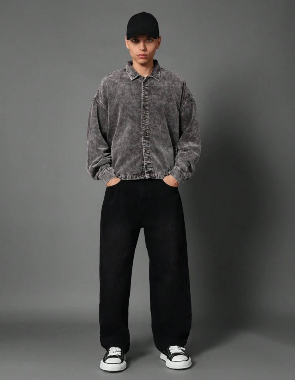 Premium Corduroy Jacket in grey