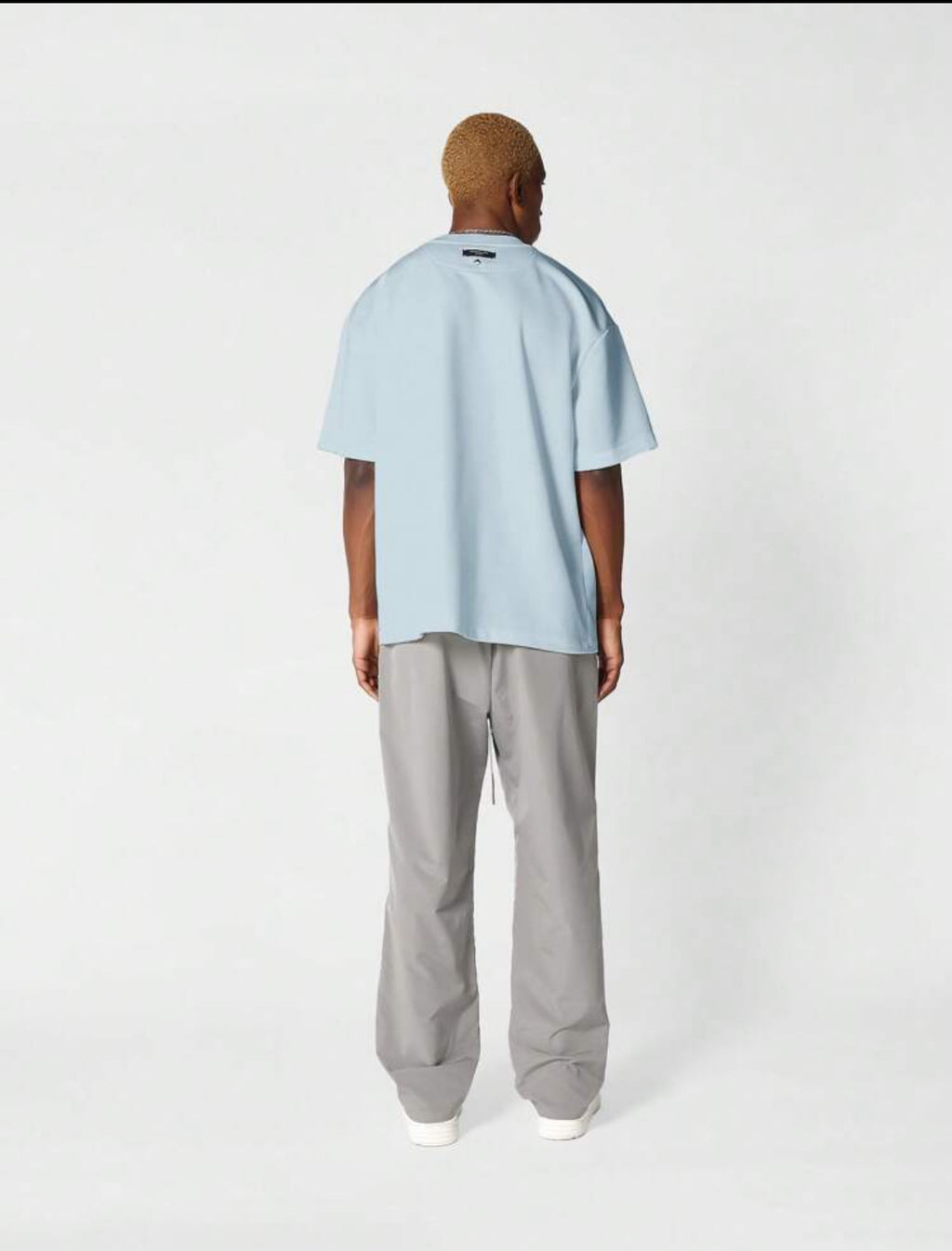 Premium velvet shirt in blue