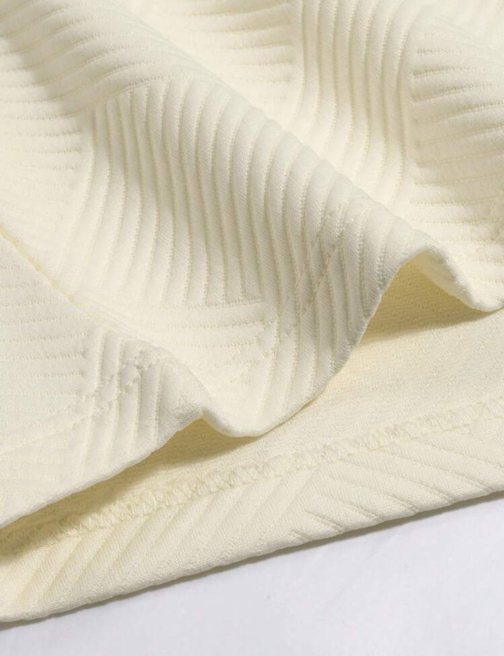 Premium textured shirt in ecru