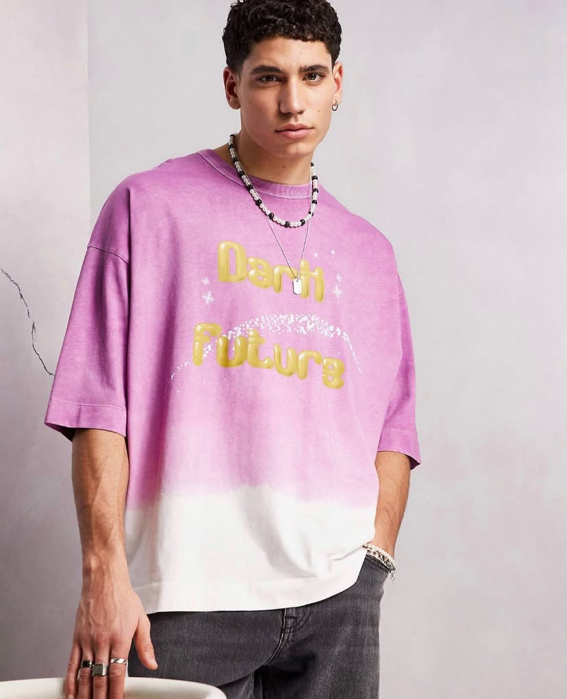 Oversized T-shirt in Ombre