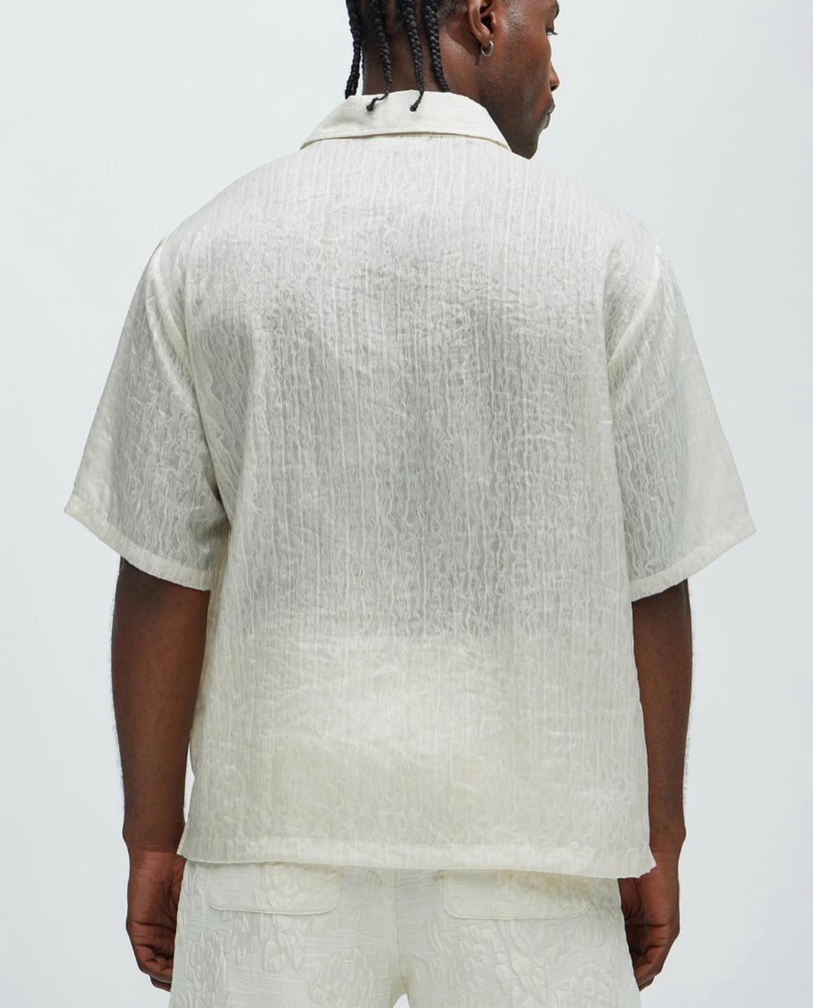 Premium Shirt in Ecru